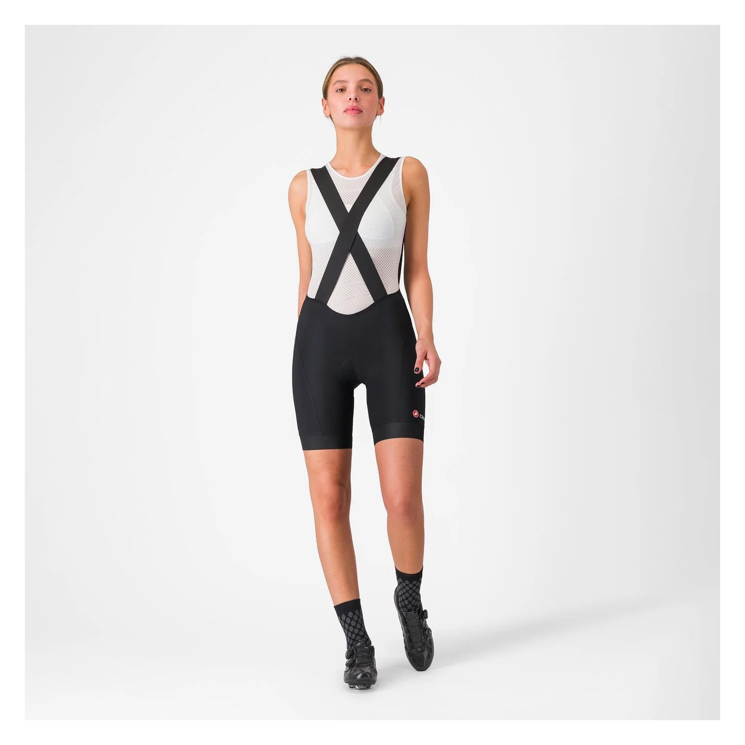 CASTELLI - Cuissard court à bretelles Endurance W Bibshort (Femme)