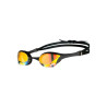 ARENA - Lunettes de Natation COBRA ULTRA SWIPE MIRROR / YELLOW COPPER-BLACK